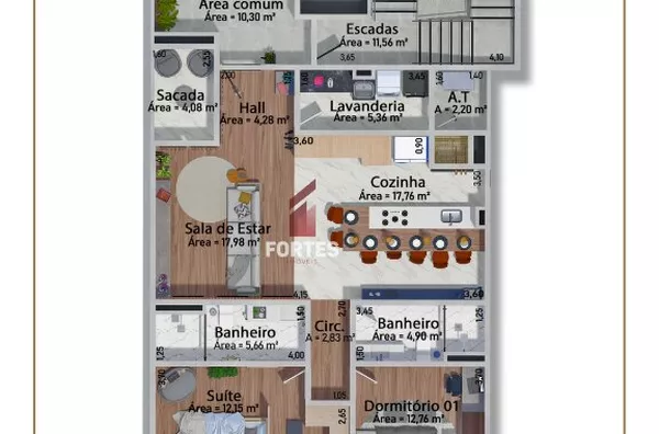 APARTAMENTO 102 DISPONIVEL PARA VENDA NO EDIFICIO RESIDENCIAL PANDORA: PERFEITO PARA MORAR OU INVESTIR! - Foto 5