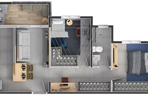 LANÇAMENTO -CONSTRUTORA SANTA ANGELA - RESIDENCIAL VIGÓRE -Apartamentos à venda  - 02 dormitórios - 54m² - Colonia - Jundiaí - SP - Foto 15