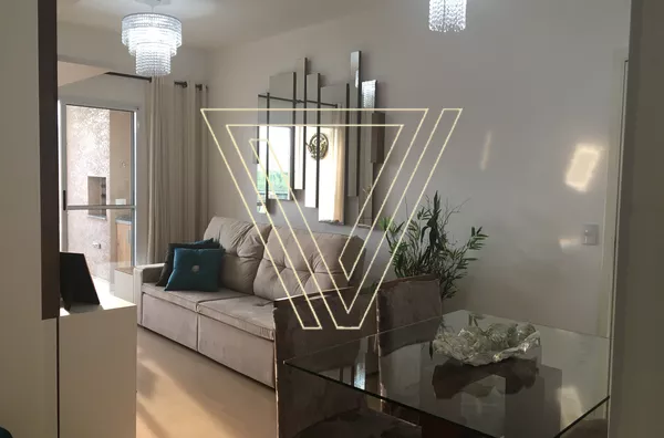 Apartamento MOBILIADO Com Varanda Gourmet 2 Dormitórios (1 Suíte) 1 Vaga Coberta - Condomínio Flex II Jundiaí - Foto 1
