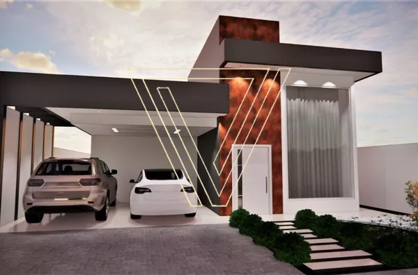 CASA CONDOMÍNIO- TÉRREA - EM FASE DE CONSTRUÇÃO! - Foto 1