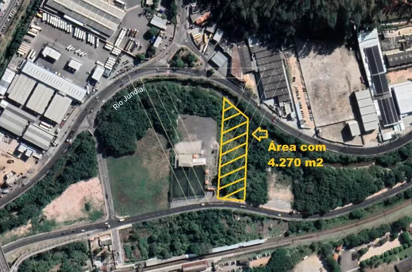 TERRENO PERFEITO PARA ÁREA INDUSTRIAL- EXCELENTE LOCALIZAÇÃO - Foto 2