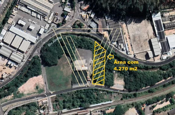 TERRENO PERFEITO PARA ÁREA INDUSTRIAL- EXCELENTE LOCALIZAÇÃO - Foto 1