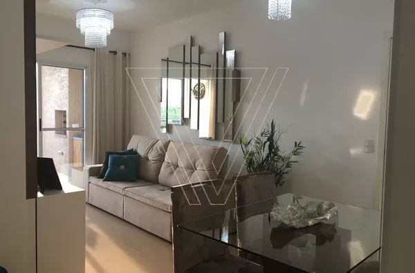 Apartamento FLEX II Com Varanda Gourmet 2 Dormitórios (1 Suíte) 1 Vaga Coberta - Condomínio Flex II Jundiaí - Foto 2