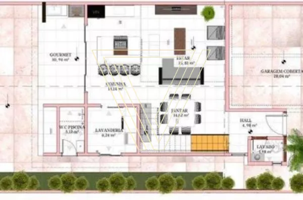 CASA EM CONSTRUÇÃO ÁREA GOURMET, 3 SUÍTES - CONDOMÍNIO TERRAS DE GÊNOVA - Foto 4