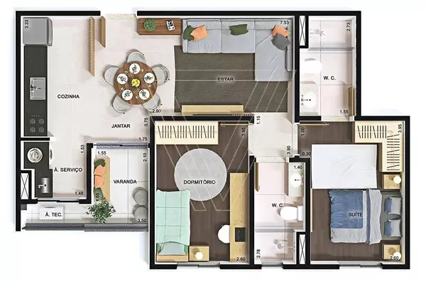 LANÇAMENTO - ALTOS DA AVENIDA - CONSTRUTORA SANTA ANGELA - APARTAMENTO À VENDA 02 DORMITÓRIOS - 68m² -JARDIM DO LAGO - JUNDIAÍ - SP - Foto 10