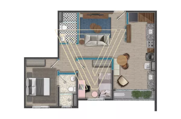 LANÇAMENTO CONSTRUTORA SANTA ANGELA - Apartamento à venda - JARDINS DO HORTO – 72 m² - 2 dormitórios - Bairro Horto Florestal - Jundiaí/SP