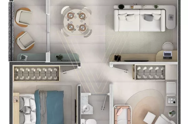 LANÇAMENTO - CONSTRUTORA SANTA ANGELA - RESIDENCIAL VIGÓRE - apartamentos à venda 02 dormitórios - 53m² - Colonia - Jundiaí - SP - Foto 12