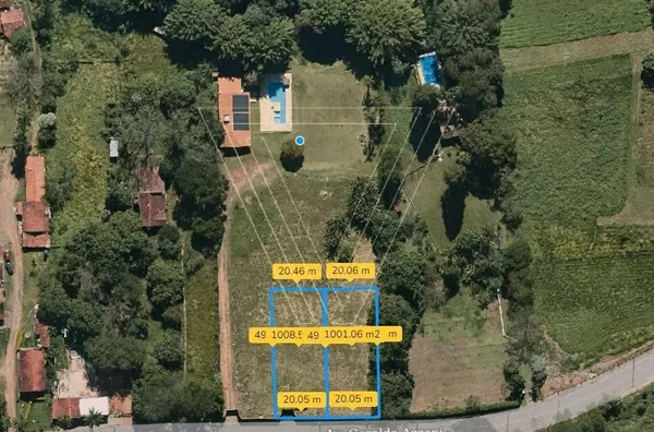 terreno à venda-  (20x50m²) Av. Geraldo Azzoni,  no Rio Acima, Jundiaí/SP.