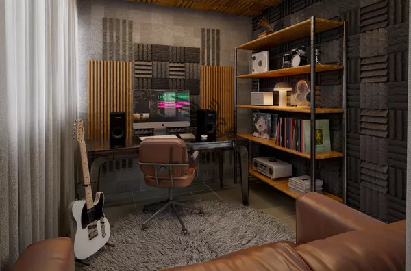 214 estudio de gravação