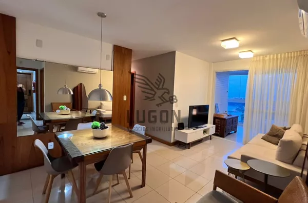Apartamento mobiliado 3 quartos na Praia do Canto | Lazer completo