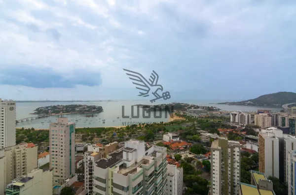 Vista para o mar da cobertura
