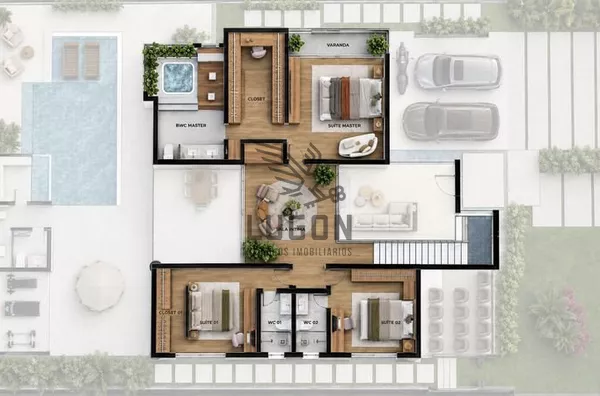 Casa de alto padrão com 5 quartos no Alphaville Jacuhy, Serra | 438 m² - Foto 14