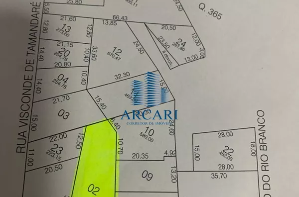 TERRENO COMERCIAL NO CENTRO C/625 M²