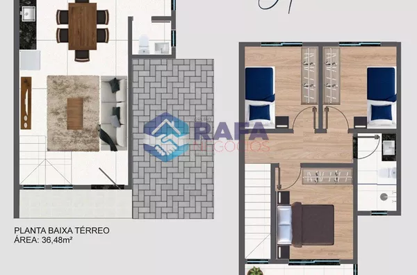 SOBRADO DE ESQUINA 03 QUARTOS || BAIRRO FRARON || PATO BRANCO - PR 