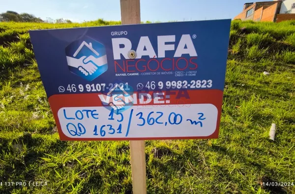 TERRENO PLANO || BAIRRO AEROPORTO || PATO BRANCO - PR