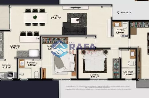 APARTAMENTO 3 SUÍTES || EDIFICIO LIBERTÀ RESIDENZA || SÃO LOURENÇO D'OESTE - SC