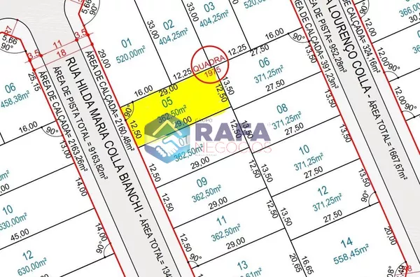 TERRENO 362M²  || BAIRRO SÃO LUIZ || PATO BRANCO - PR