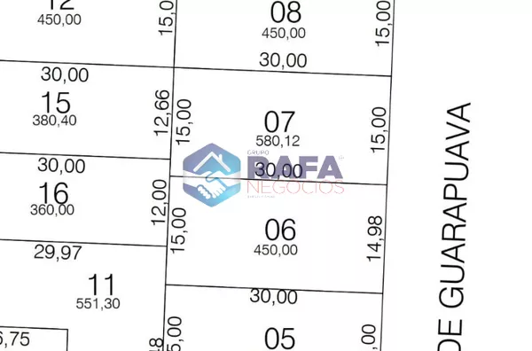 TERRENO COM 450 m² || BAIRRO PINHEIRINHO || PATO BRANCO - PR