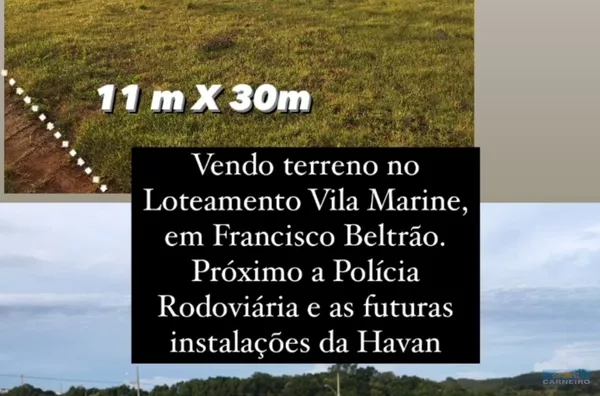 Terreno urbano para venda,  Agua Branca, Marmeleiro