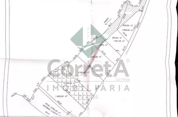 Terreno rural de 2000m² escriturado estuda permuta