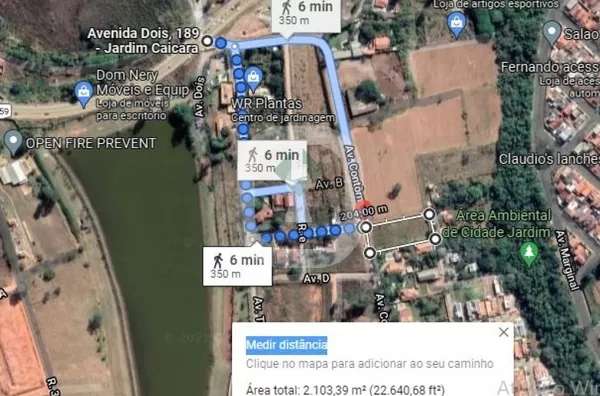 Lote murado 2.100 mts, Bairro Caiçara, Pouso Alegre MG