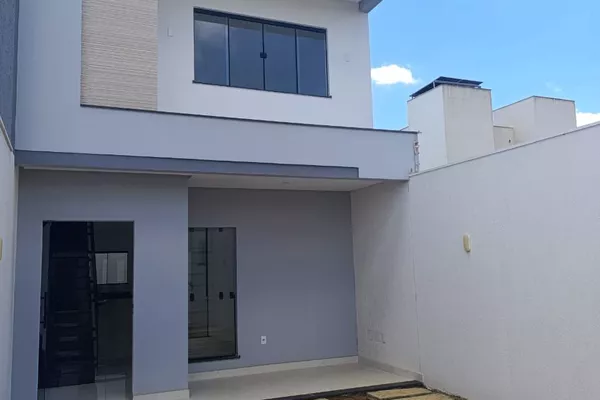 Imóvel novo: Casa duplex com 3 quartos sendo 1 suíte em Vitória da Conquista, Felícia - Venda - Foto 1
