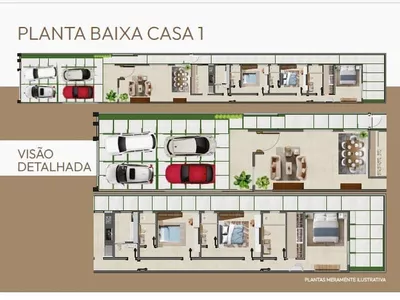 Casa térrea de 3 suítes, sala ampla com pé direito alto, corredores laterais à venda, Boa Vista, - Foto 2