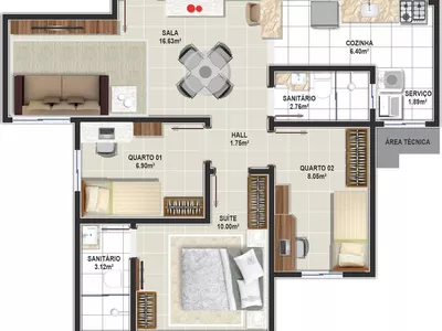 Apartamento pronto de 3 quartos 1 suíte com piso e documentos grátis à venda, Candeias, Vitória - Foto 30