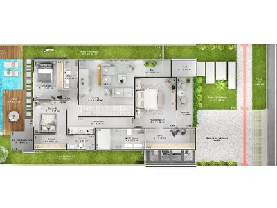 Última casa disponível para venda Casa com 4 suítes = dependência completa em condomínio fechad - Foto 6