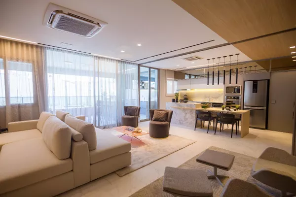 Apartamento alto padrão 170 m², com 4 quartos sendo 2 suítes, 3 vagas de garagem - Foto 1
