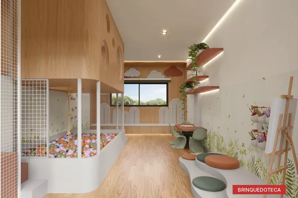 Apartamento na planta de 2 quartos reversível para 3 quartos em condomínio fechado com lazer compl - Foto 5