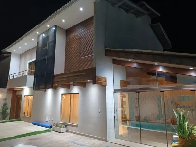 Casa com 5 quartos sendo 3 suítes, área gourmet com jacuzzi, piscina aquecida, em Bairro Boa Vista - Foto 65