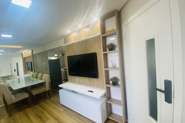 Vendo de porteira fechada, lindo apartamento mobiliado no bairro Boa Vista. - Foto 1