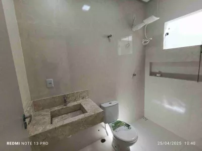 Linda casa nova de 3 quartos sendo 1 suíte, garagem para 2 carros, acabamento de primeira à Venda - Foto 25