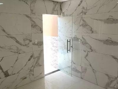 Casa nova pode ser financiada à venda de 3 quartos sendo 1 suíte garagem para 2 carros, quintal, C - Foto 12