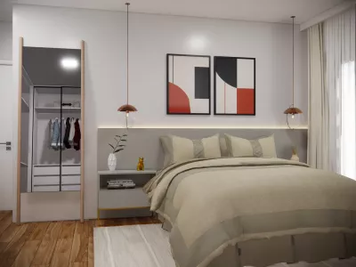 Casa nova, moderna no Bairro Boa Vista, com 3 quartos 1 suite, sala com pé direito duplo, banheira - Foto 6