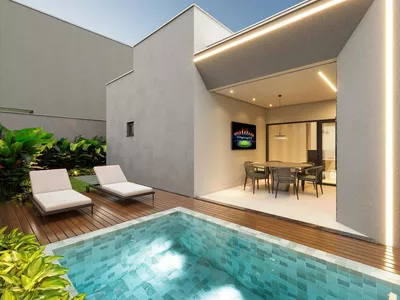 Casa com 4 suítes, piscina com hidromassagem e garagem para 4 carros à venda, no Alphaville, Vit? - Foto 11