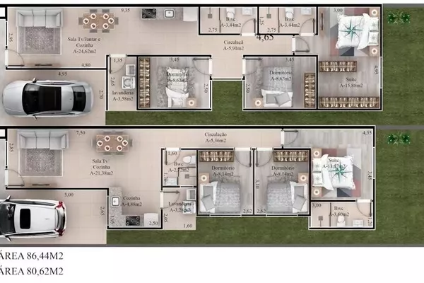 Casa com 03 Quartos sendo 01 suíte, no Bairro Fraron - Foto 3