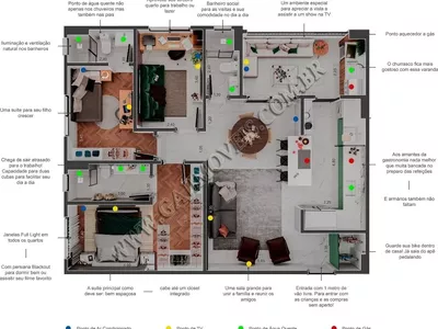 Apartamento 3 dorms c/ 2 suites - Jd D. Judith - Americana/SP - Foto 28