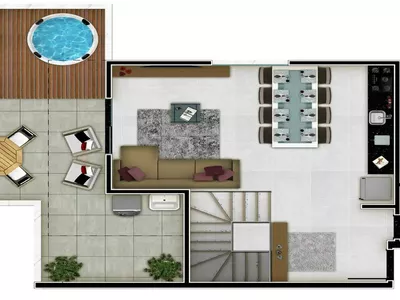 Cobertura à venda, 3 quartos, 1 suíte, 2 vagas, Alto Caiçaras - Belo Horizonte/MG - Foto 18