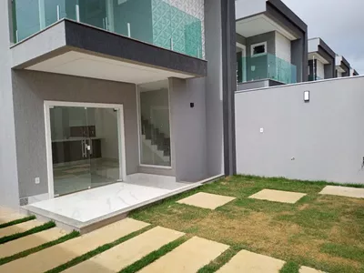 Casa duplex 3 suítes sendo 1 com closet e outra com varanda + vaga de garagem para 4 carros com 1 - Foto 9