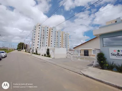 Apartamento completo, porteira fechada com móveis e Eletros andar alto de 2/4 em condomínio fechad - Foto 45