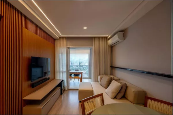 Apartamento com 70 m², 2 quartos sendo 1 Suíte, Mobiliado - Foto 2