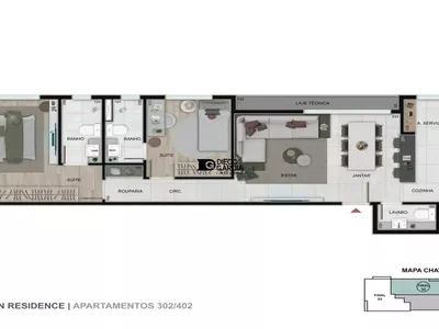 Apartamento à venda, 2 quartos, 2 suítes, 2 vagas, Serra - Belo Horizonte/MG - Foto 12