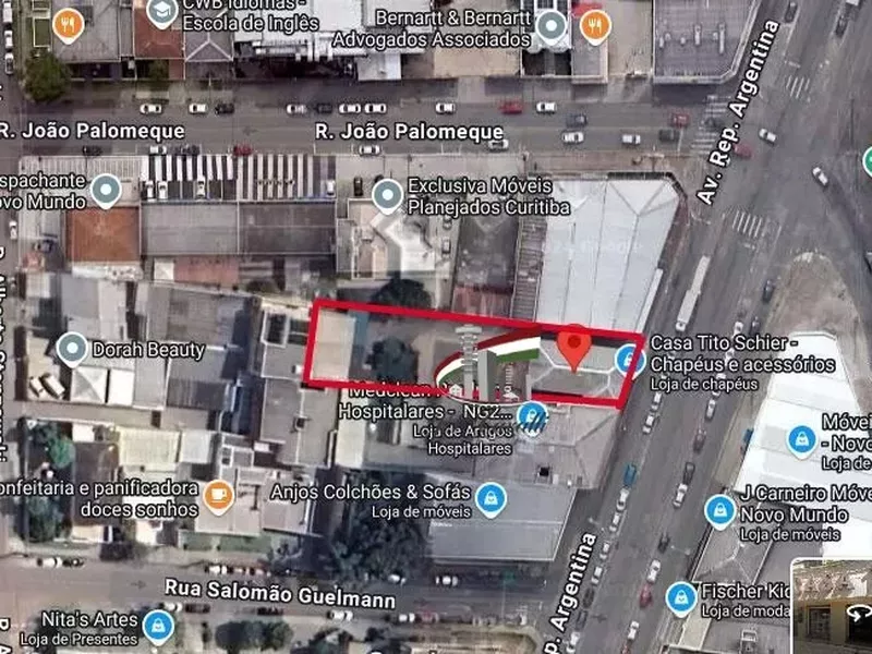 ÓTIMO TERRENO NO NOVO MUNDO PARA INVESTIMENTO À VENDA 1050m² COM 7 SALAS E 2 LOJAS - Foto Principal