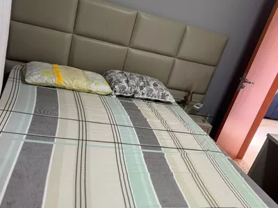 Apartamento completo, porteira fechada com móveis e Eletros andar alto de 2/4 em condomínio fechad - Foto 17